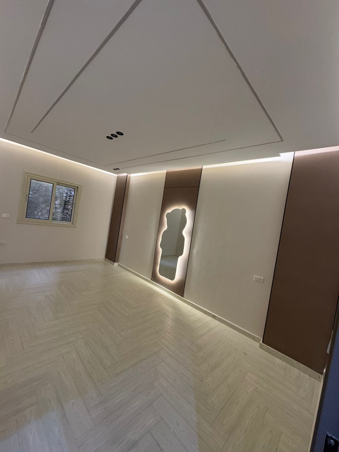 Completed interior finishing on site
