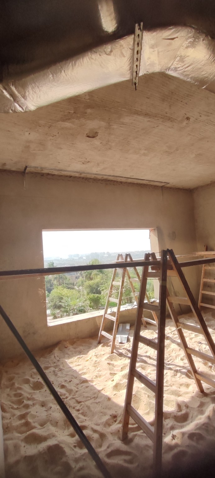 HVAC installation progress